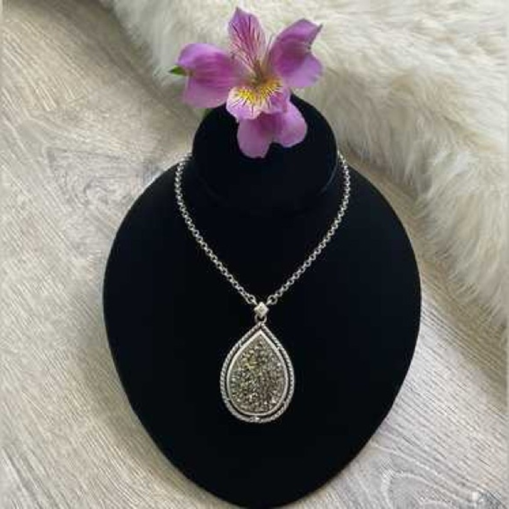 Brighton black gemstone necklace